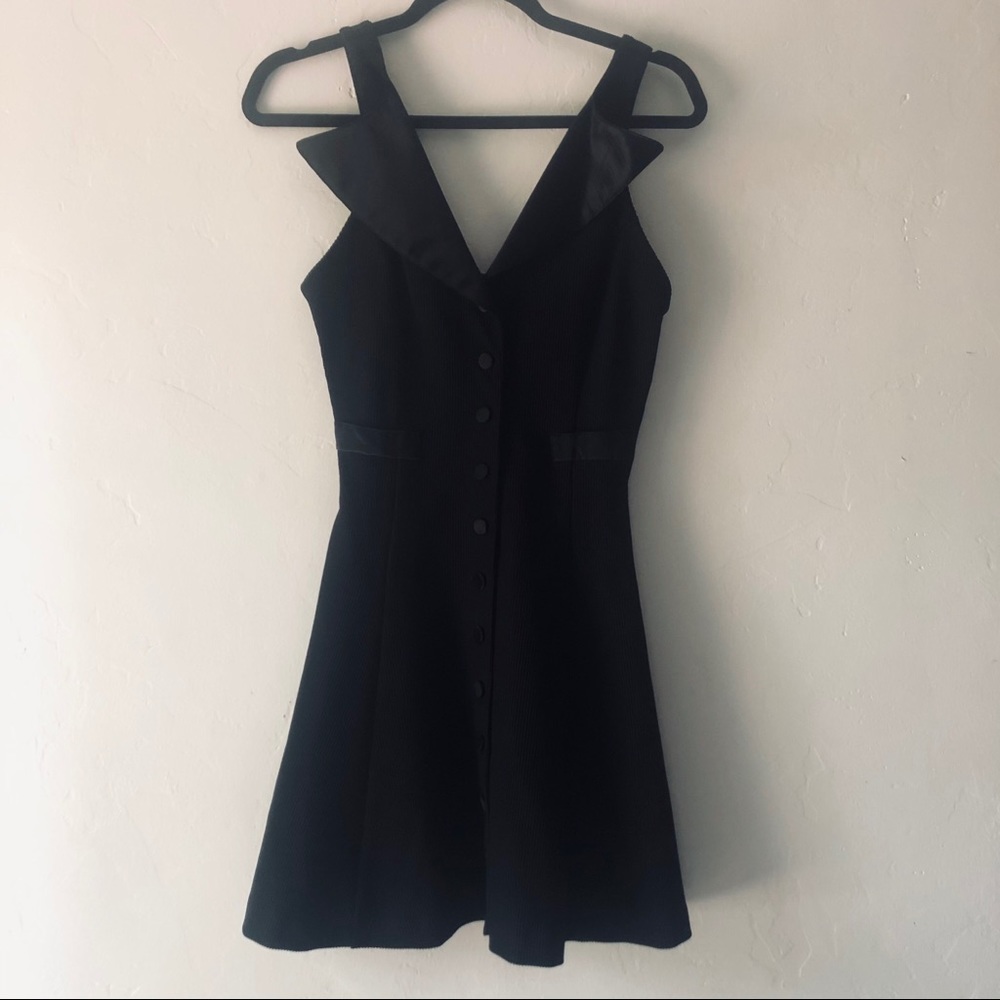 Betsey Johnson black vintage 90’s M mini dress